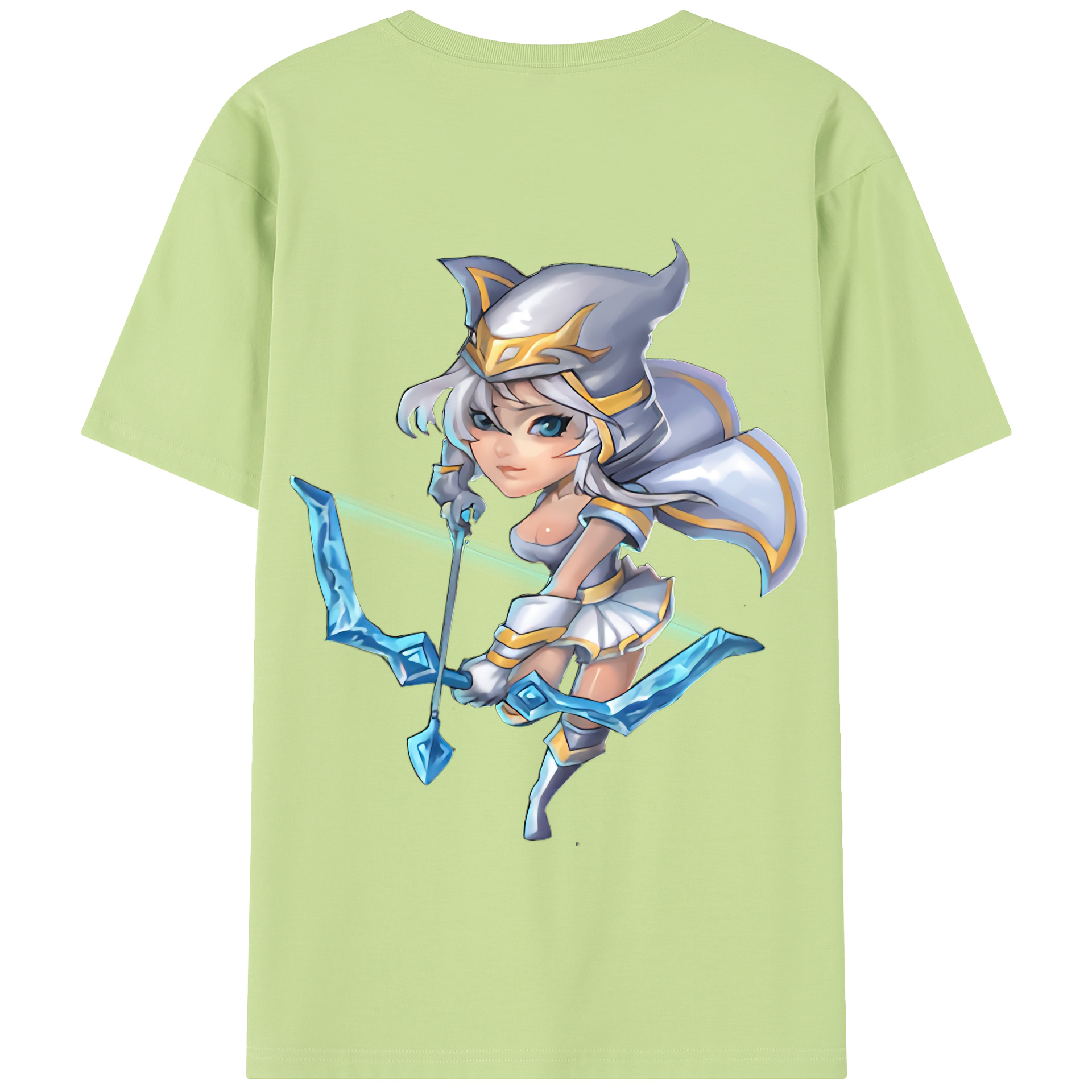 リーグ・オブ・レジェンド League of Legends LOL 綿100％半袖Tシャツ（背面プリント）